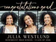 Script Congratulations (24 x 18)