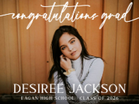 Script Congratulations (24 x 18)