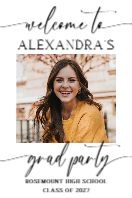 (24 x 36) Script Welcome