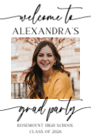 (24 x 36) Script Welcome