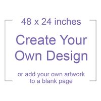 (48 x 24) Blank Page, Horizontal