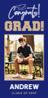 (72 x 36) Cap Congrats!