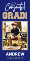 (24 x 48) Cap Congrats!