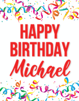 Colorful Streamers (22 x 28)