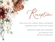 Autumn Floral Reception Enclosure Front