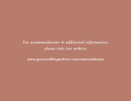 Autumn Floral Reception Enclosure Back