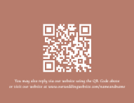 Autumn Floral RSVP Back