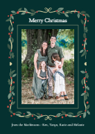 Garland and Ribbon Border Front