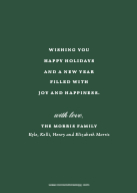 Luxe Calligraphy Back