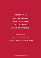 Luxe Calligraphy Back