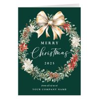 Pine and Floral Wreath (5x7)