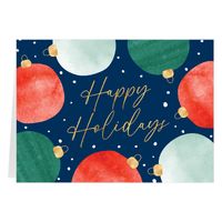 Ornaments Border, Colorful (7x5 Fold)