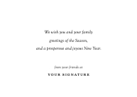 Luxe Calligraphy Back