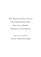 Seasonal Tree with Gifts Back