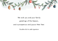 Holiday Woodland Friends Back