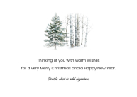 Cozy Winter Cottage Back