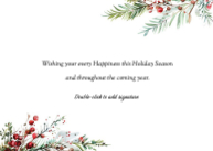 Winter Wreath with Berries Back