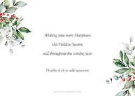 Merry Typography Back