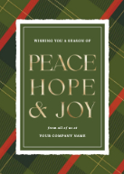 Plaid with Gold Front