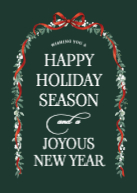 Ribbon Garland Frame Front