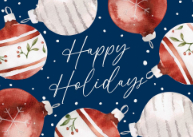 Ornaments Border, Festive Front