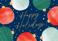 Ornaments Border, Colorful Front