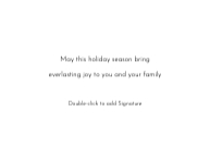 Christmas Bouquet Back