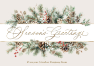 Pine Greetings Front