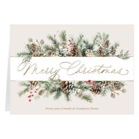 Pine Greetings (7x5 Fold)