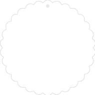Blank Page (Scalloped Circle) Back