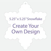 Blank Page (Scalloped Snowflake) Front