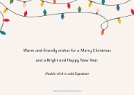 Merry and Bright Lights Back