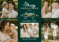 Greenery and Gold Bow Front