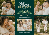 Greenery and Gold Bow Front