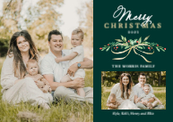 Greenery and Gold Bow Front