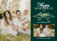 Greenery and Gold Bow Front