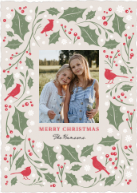 Birds and Greenery Border (Shaped Cut) Front