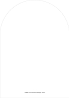 Ribbon Garland Frame (Shaped Cut) Back