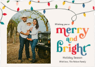 Merry and Bright Lights (Shaped Cut) Front