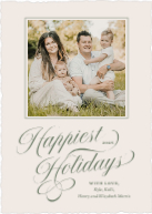 Luxe Calligraphy (Shaped Cut) Front