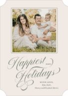 Luxe Calligraphy (Shaped Cut) Front