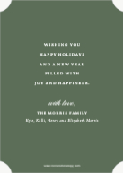 Luxe Calligraphy (Shaped Cut) Back