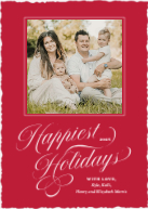 Luxe Calligraphy (Shaped Cut) Front