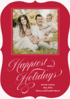 Luxe Calligraphy (Shaped Cut) Front