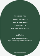 Luxe Calligraphy (Shaped Cut) Back