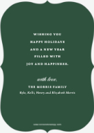 Luxe Calligraphy (Shaped Cut) Back