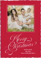 Luxe Calligraphy (Shaped Cut) Front