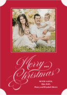 Luxe Calligraphy (Shaped Cut) Front