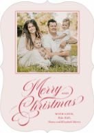 Luxe Calligraphy (Shaped Cut) Front