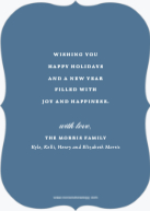 Luxe Calligraphy (Shaped Cut) Back